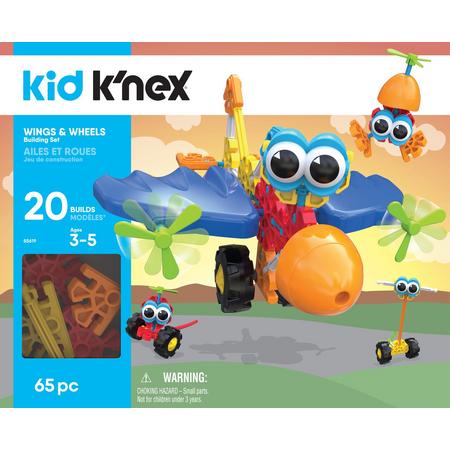 Kid Knex - Wings & Wheels Building Set